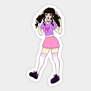 Pigtail Attitude Sticker